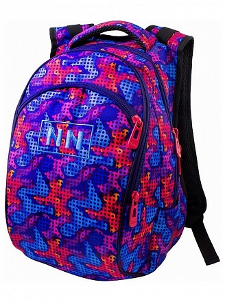 Рюкзак разноцветный с принтом 